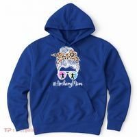 Archery Mom Of An Archer Mama Messy Bun Archery Mother Gift Hoodie thumb 0