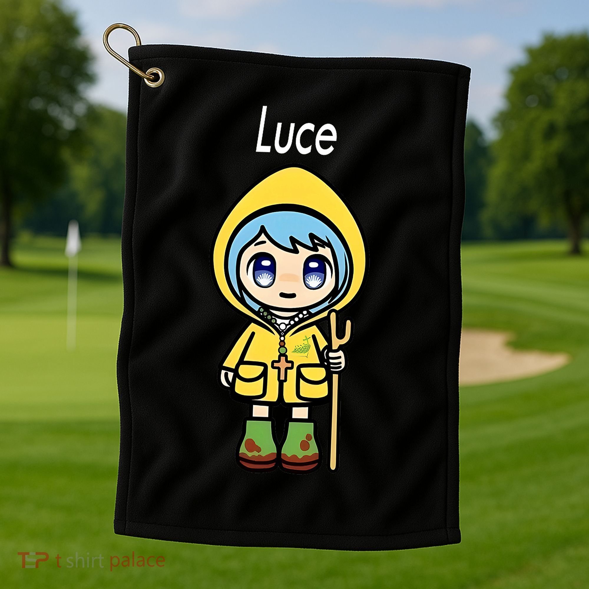 Anime Mascot Of The 2025 Jubilee Golf Towel