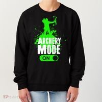Archery Mode On Cool Hunting Bow Arrow Archer Women's Sweatshirt thumb 0