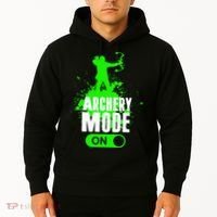 Archery Mode On Cool Hunting Bow Arrow Archer Hoodie thumb 2