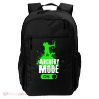 Archery Mode On Cool Hunting Bow Arrow Archer Backpack thumb 0
