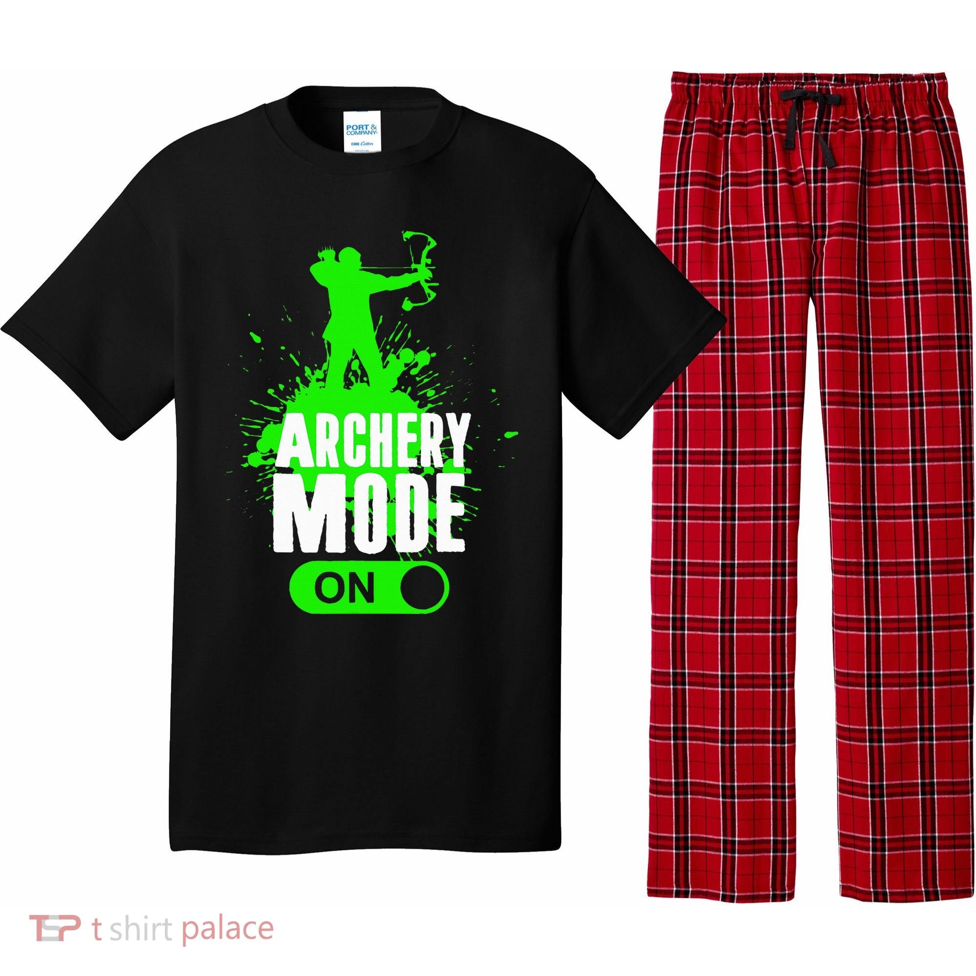 Archery Mode On Cool Hunting Bow Arrow Archer Pajama Set