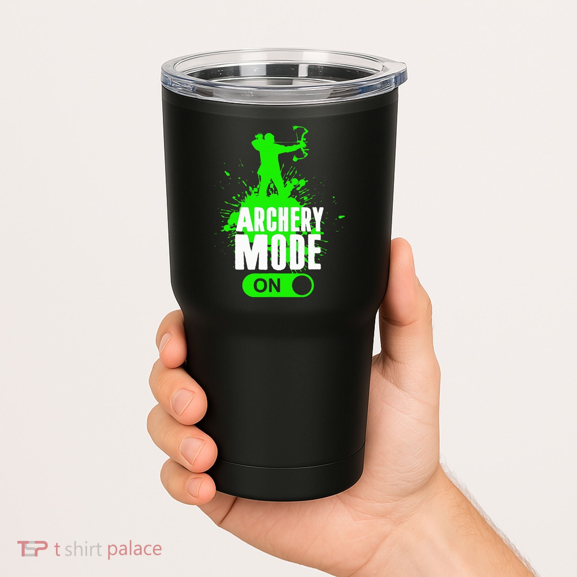 Archery Mode On Cool Hunting Bow Arrow Archer Tumbler
