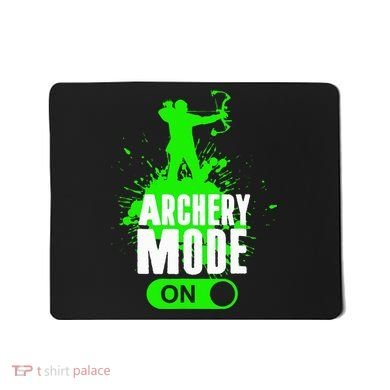 Archery Mode On Cool Hunting Bow Arrow Archer Mousepad