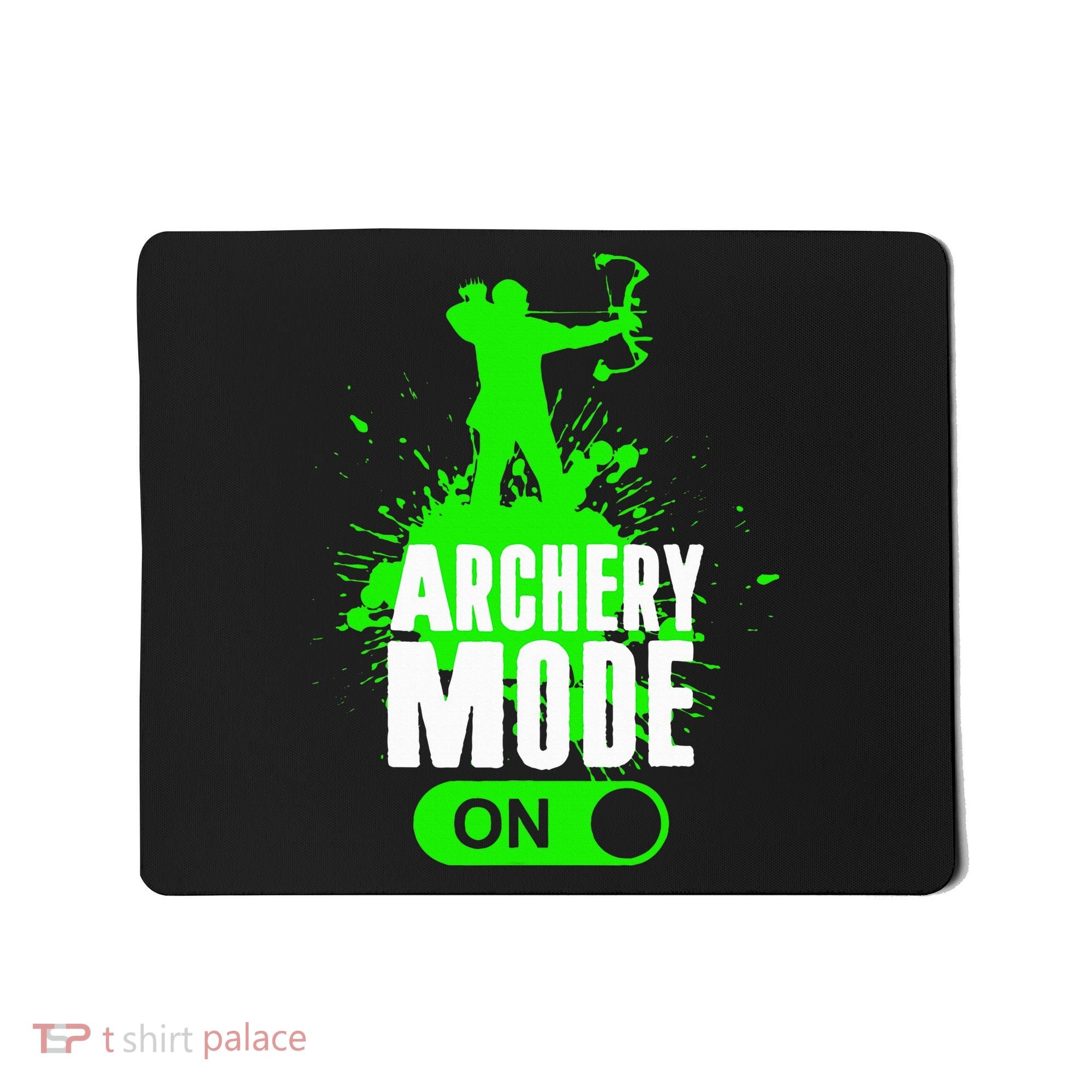 Archery Mode On Cool Hunting Bow Arrow Archer Mousepad
