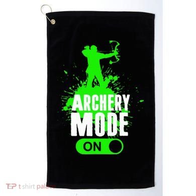 Archery Mode On Cool Hunting Bow Arrow Archer Golf Towel