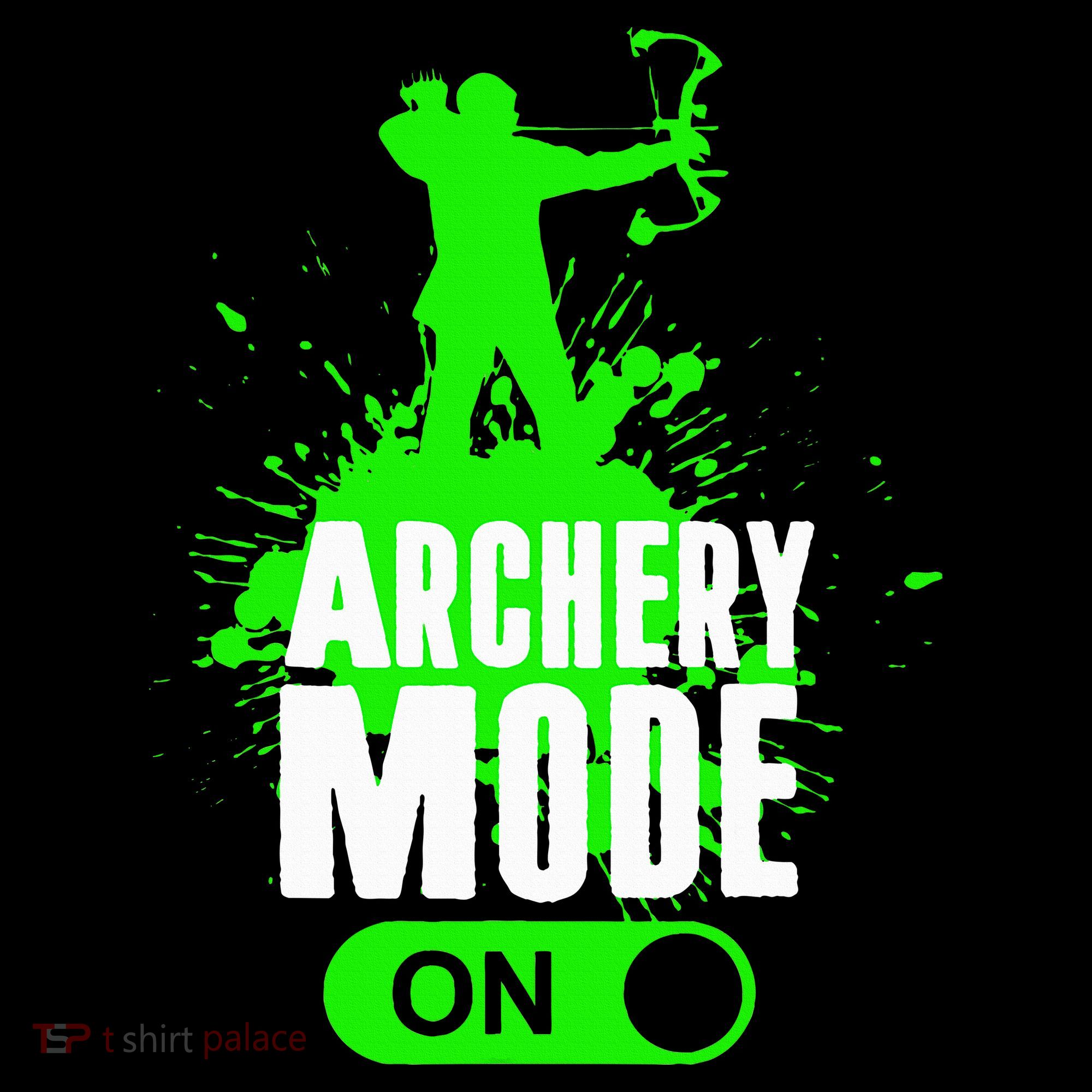 Archery Mode On Cool Hunting Bow Arrow Archer Visor