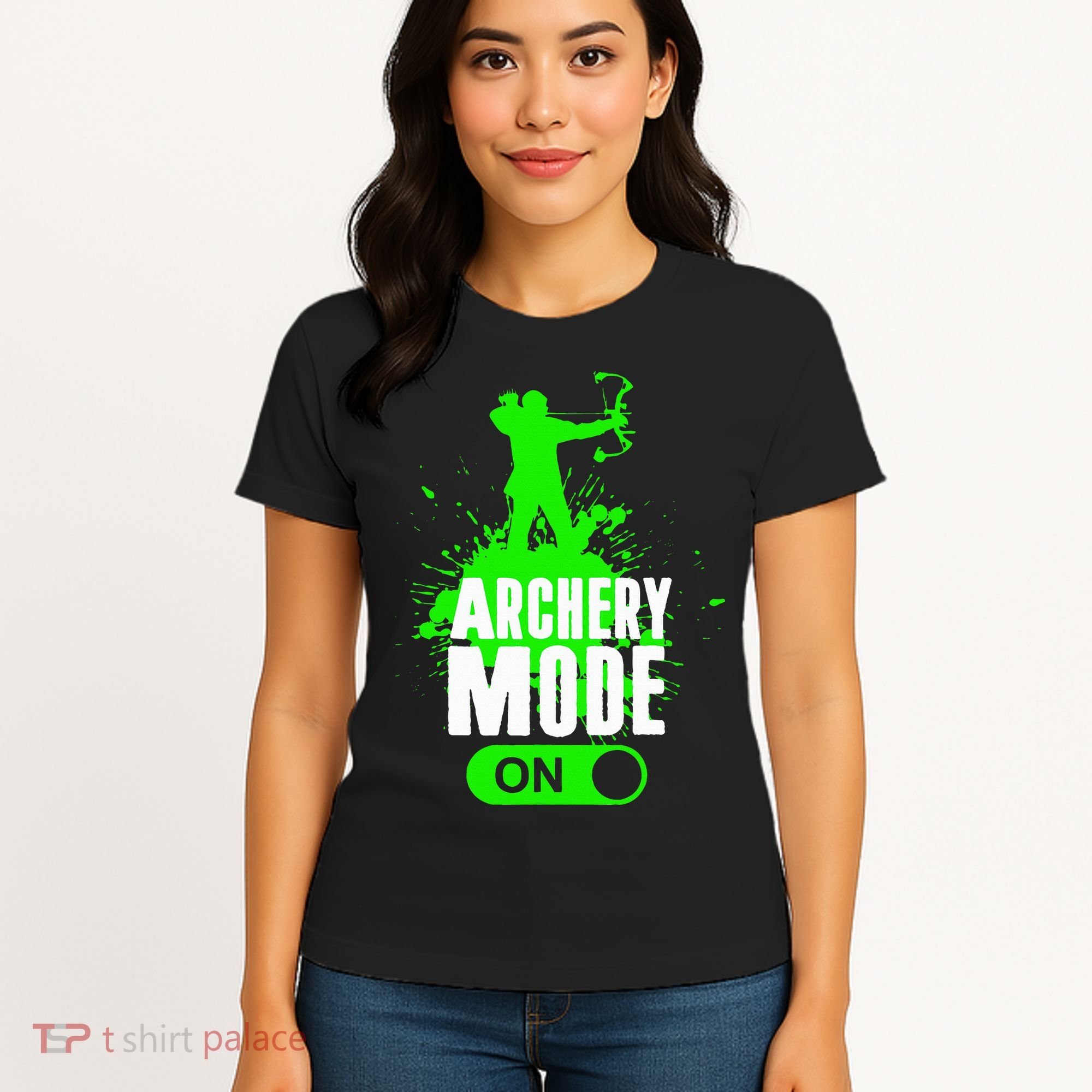 Archery Mode On Cool Hunting Bow Arrow Archer Women's T-Shirt
