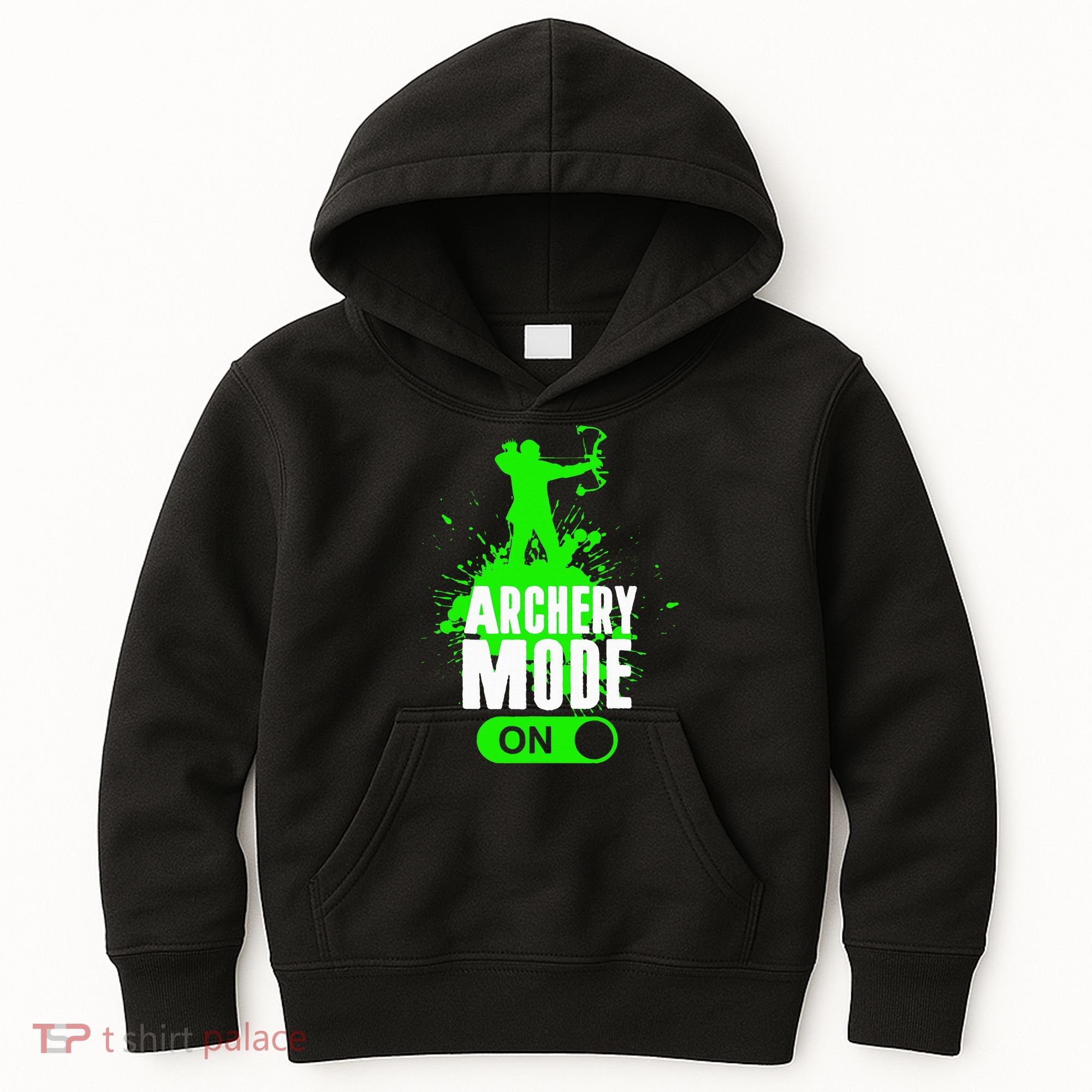 Archery Mode On Cool Hunting Bow Arrow Archer Kids Hoodie