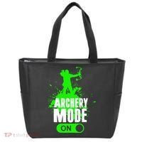 Archery Mode On Cool Hunting Bow Arrow Archer Tote Bag thumb 0