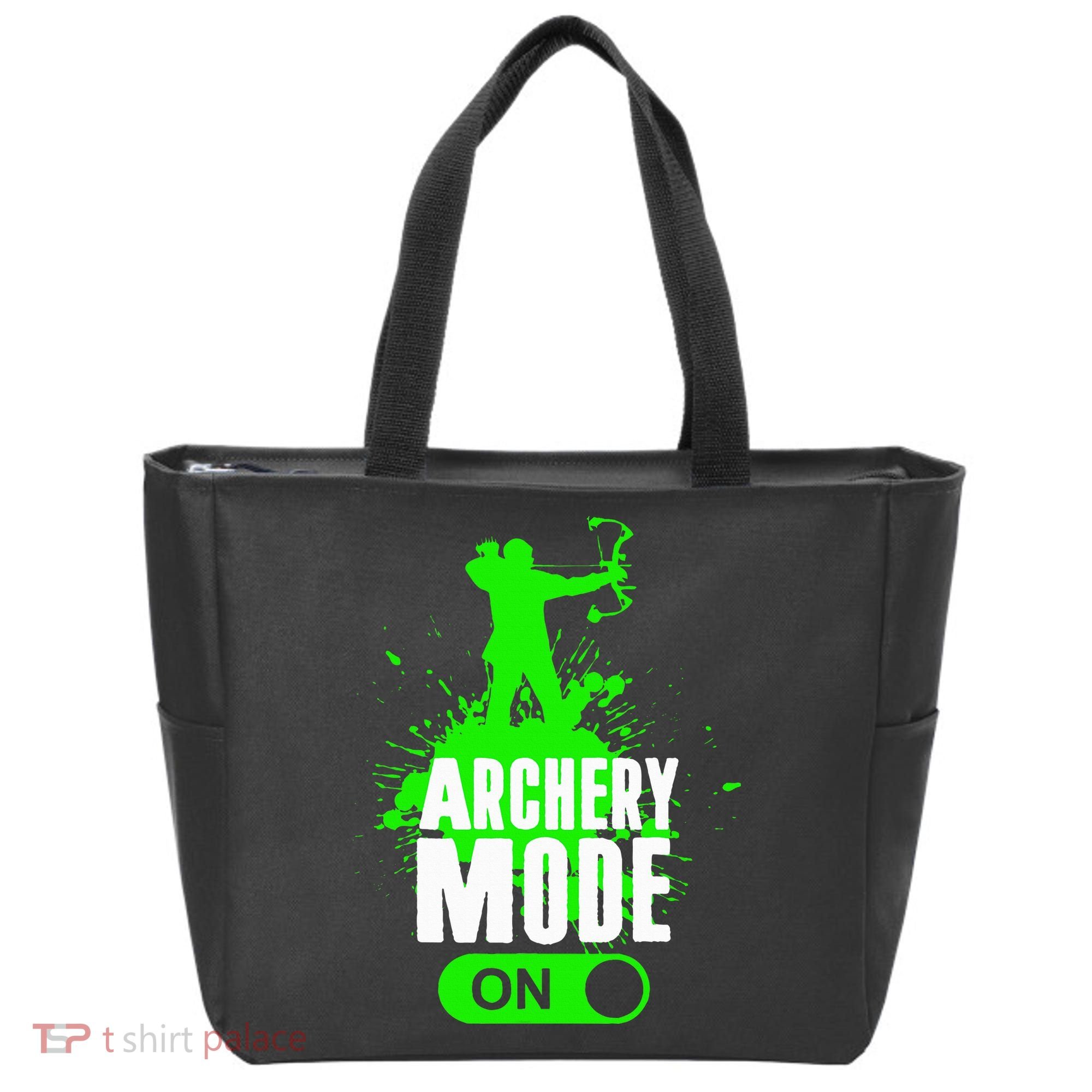 Archery Mode On Cool Hunting Bow Arrow Archer Tote Bag