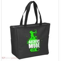 Archery Mode On Cool Hunting Bow Arrow Archer Tote Bag thumb 2