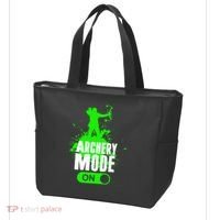 Archery Mode On Cool Hunting Bow Arrow Archer Tote Bag thumb 3