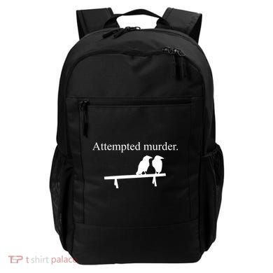 Attempted Murder Of Crows Funny Backpack