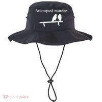 Attempted Murder Of Crows Funny Bucket Hat thumb 0