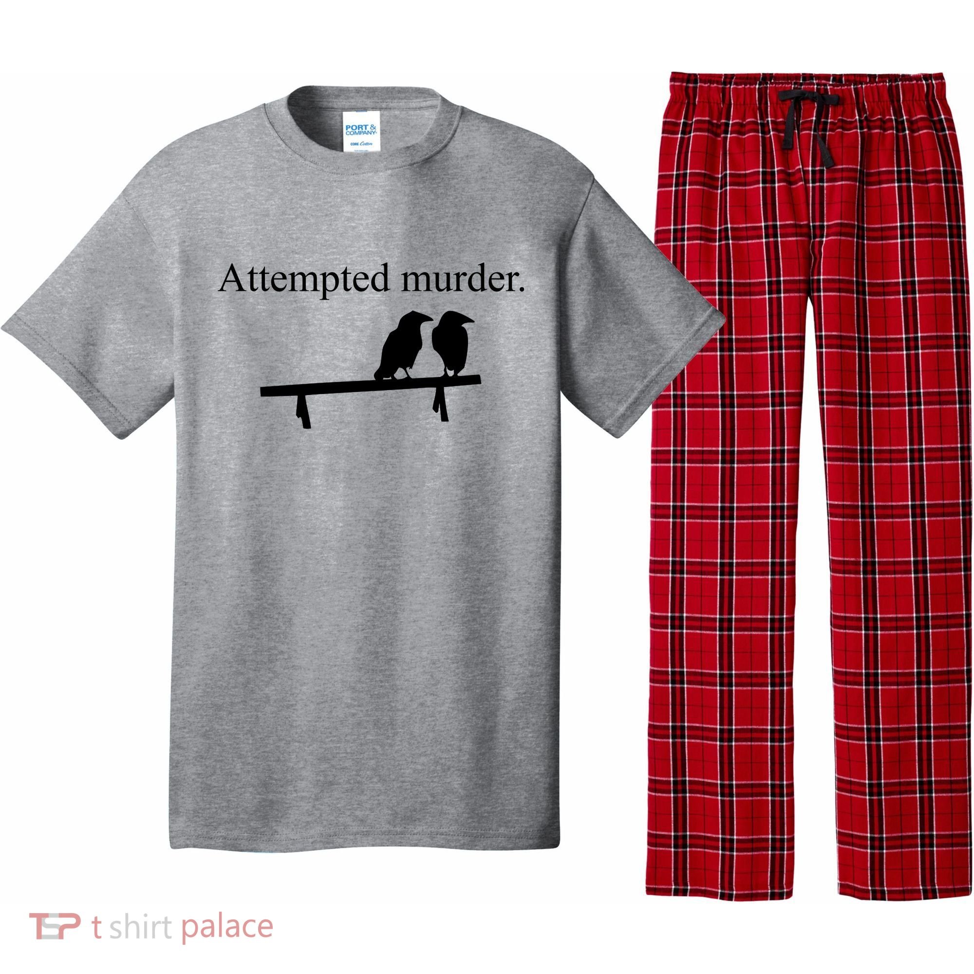 Attempted Murder Of Crows Funny Pajama Set
