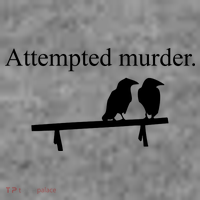 Attempted Murder Of Crows Funny Baby Bodysuit thumb 2