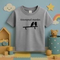 Attempted Murder Of Crows Funny Toddler T-Shirt thumb 3
