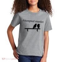 Attempted Murder Of Crows Funny Kids T-Shirt thumb 2