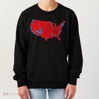 Accurate Map Of 2024 Election Results Women's Sweatshirt thumb 0