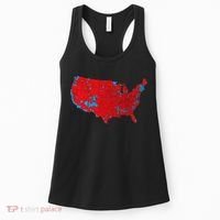 Accurate Map Of 2024 Election Results Women's Tank Top thumb 0