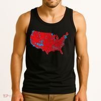 Accurate Map Of 2024 Election Results Tank Top thumb 3