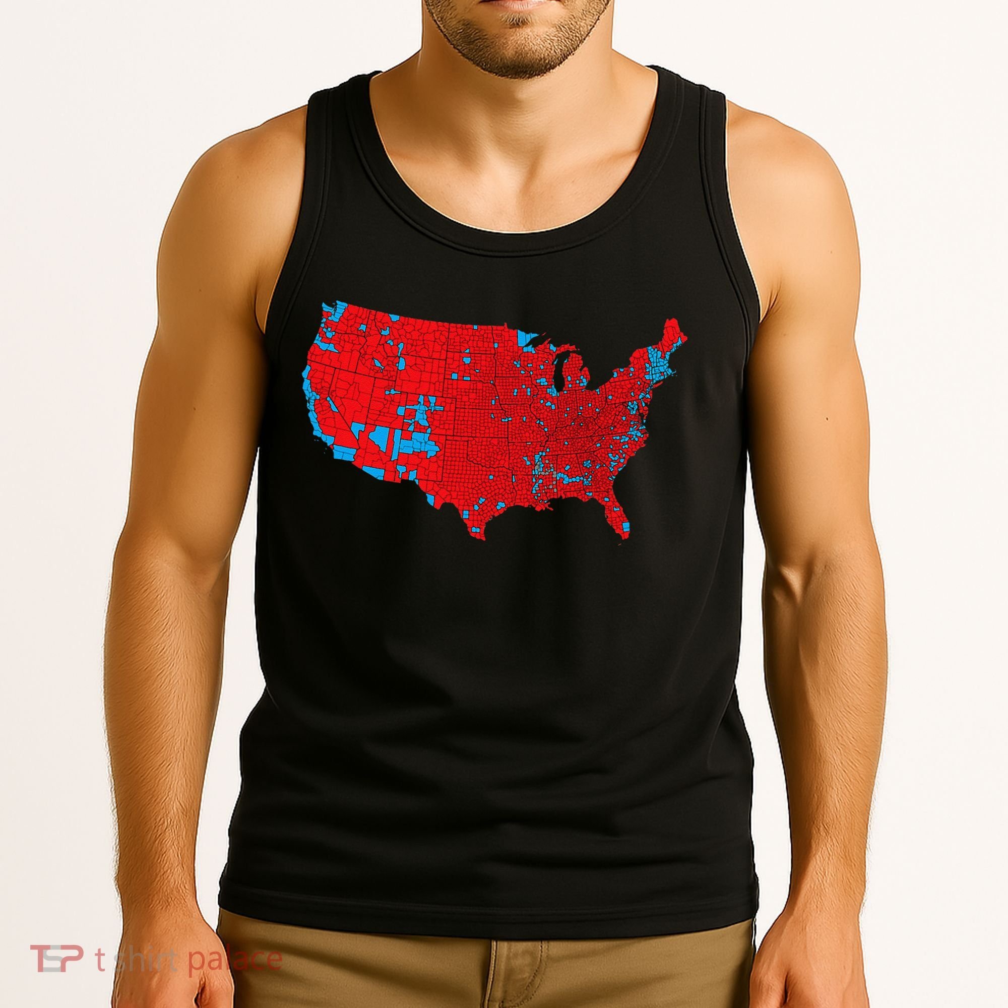 Accurate Map Of 2024 Election Results Tank Top