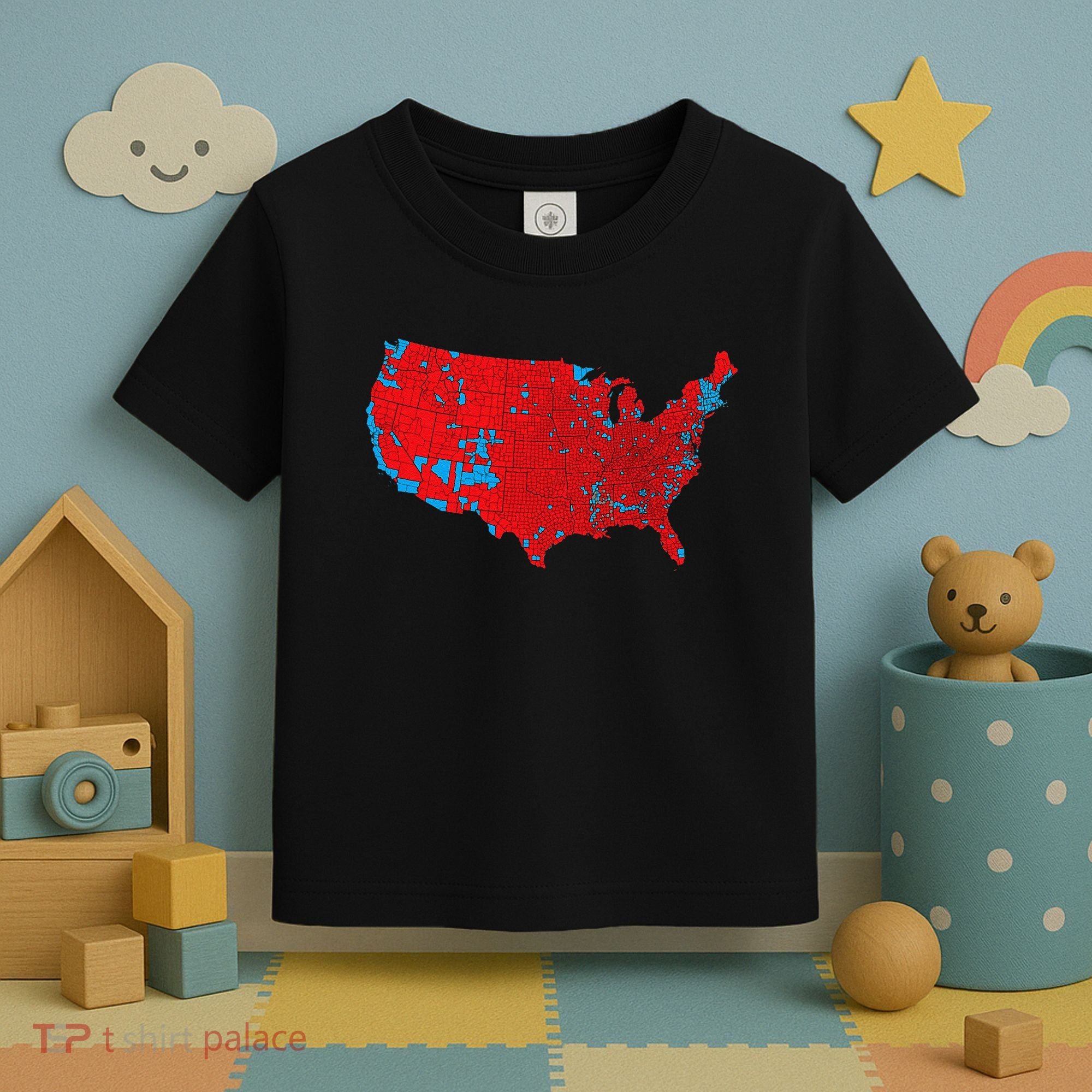 Accurate Map Of 2024 Election Results Toddler T-Shirt