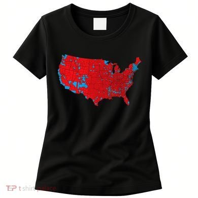 Accurate Map Of 2024 Election Results Women's T-Shirt