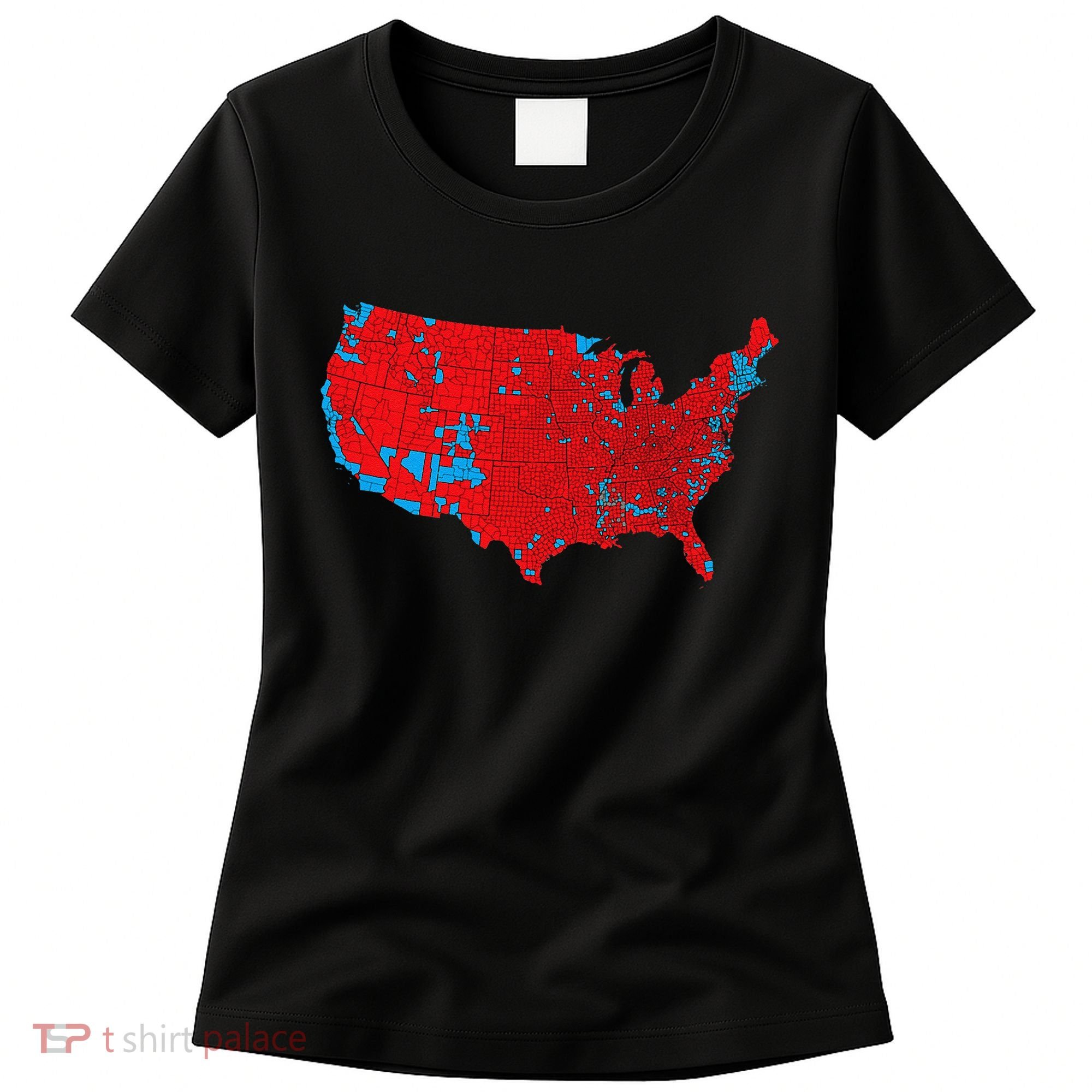 Accurate Map Of 2024 Election Results Women's T-Shirt