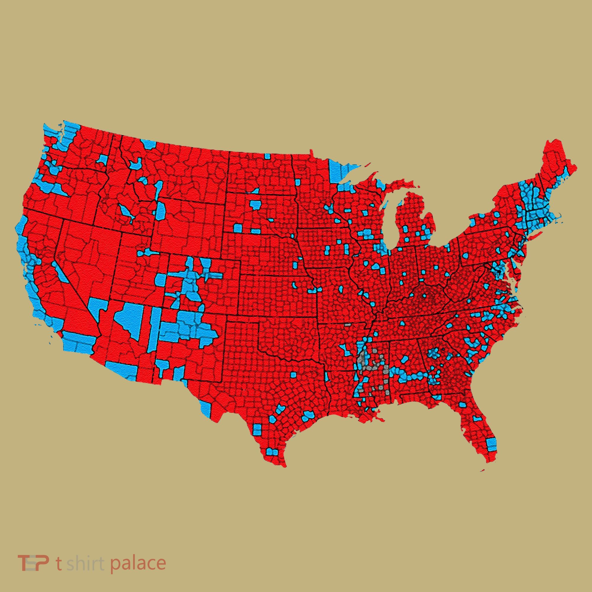 Accurate Map Of 2024 Election Results Long Sleeve Shirt