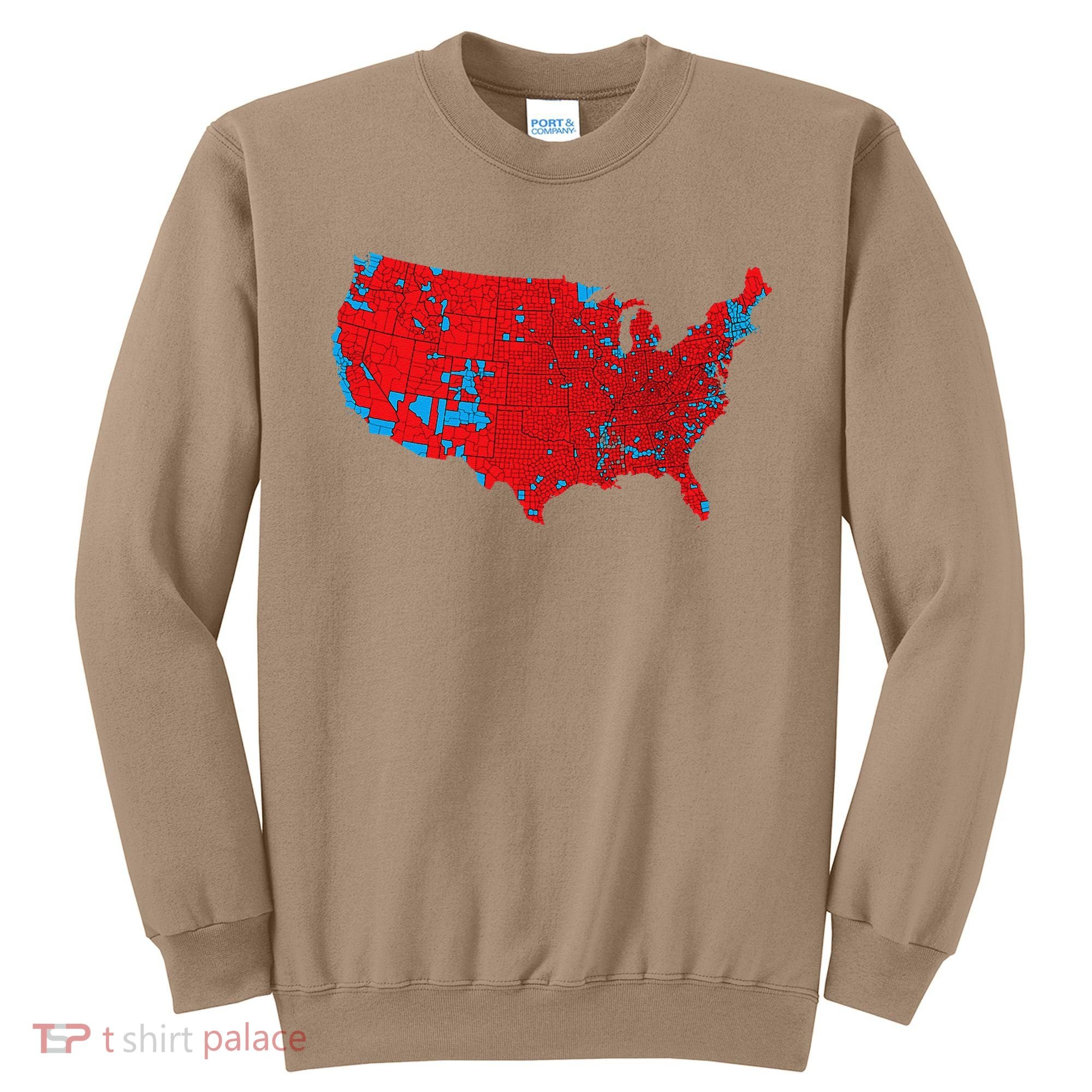 Accurate Map Of 2024 Election Results Sweatshirt