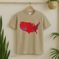 Accurate Map Of 2024 Election Results T-Shirt thumb 2