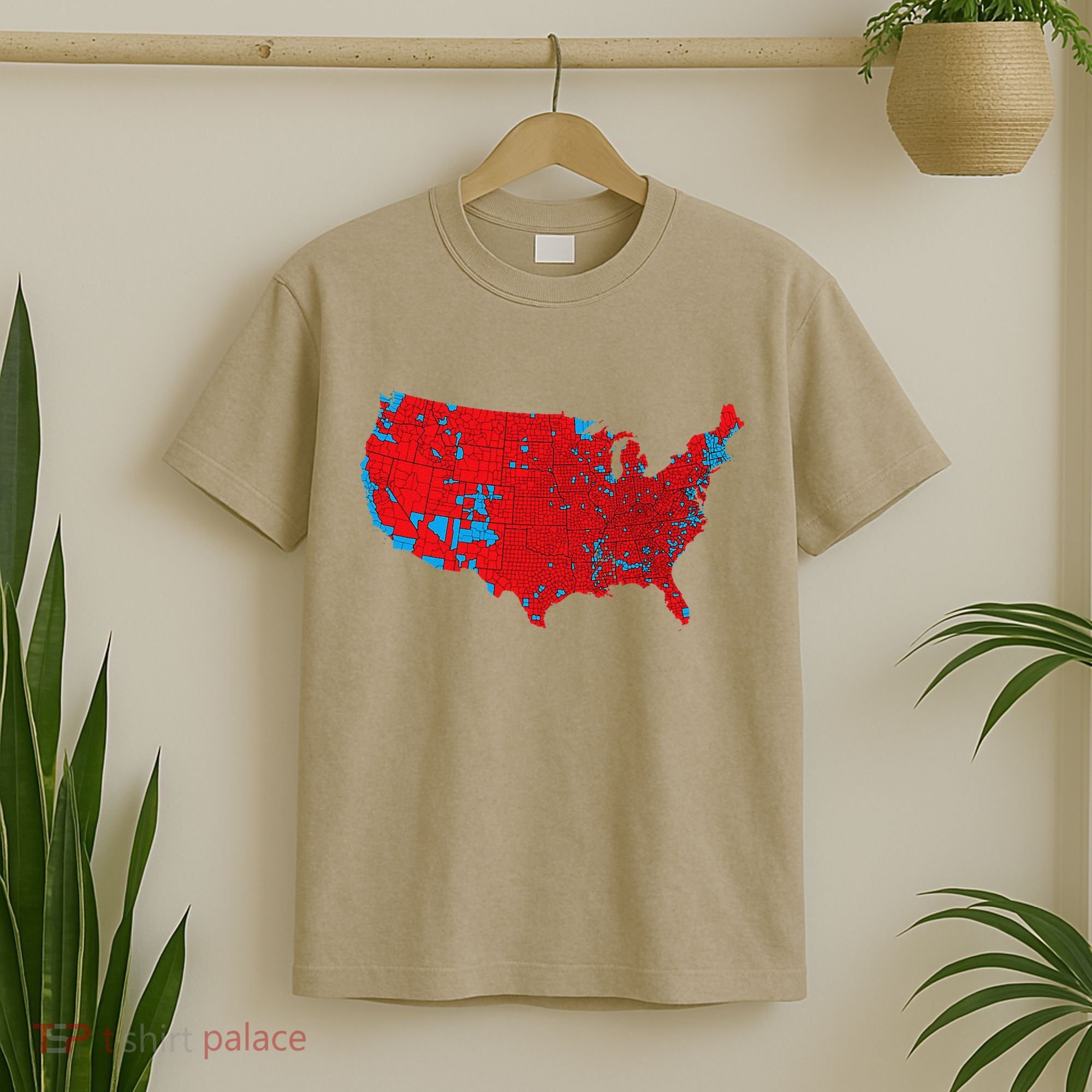 Accurate Map Of 2024 Election Results T-Shirt