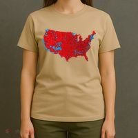 Accurate Map Of 2024 Election Results T-Shirt thumb 4