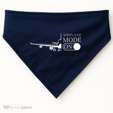 Airplane Mode On USA-Made Doggie Bandana