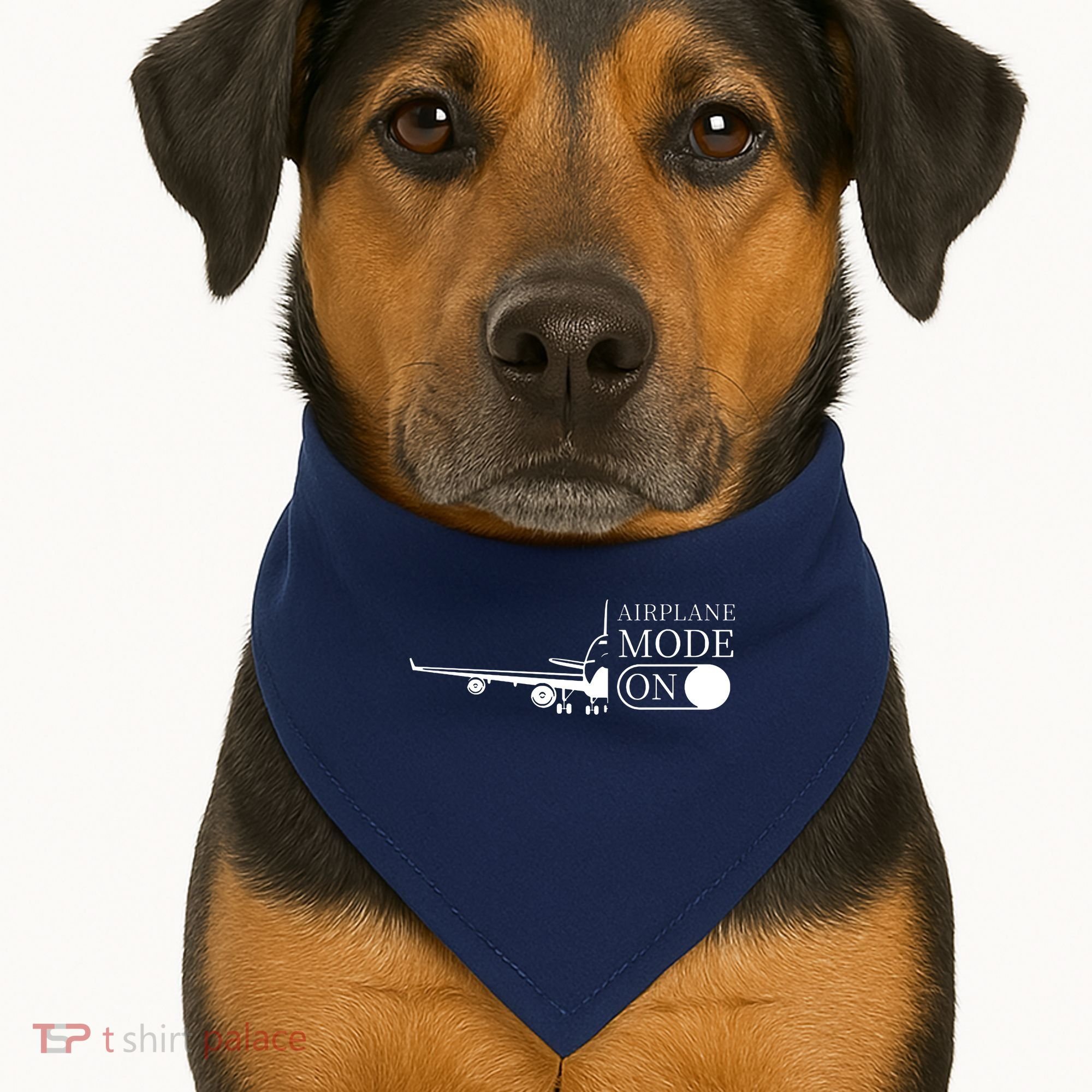 Airplane Mode On USA-Made Doggie Bandana