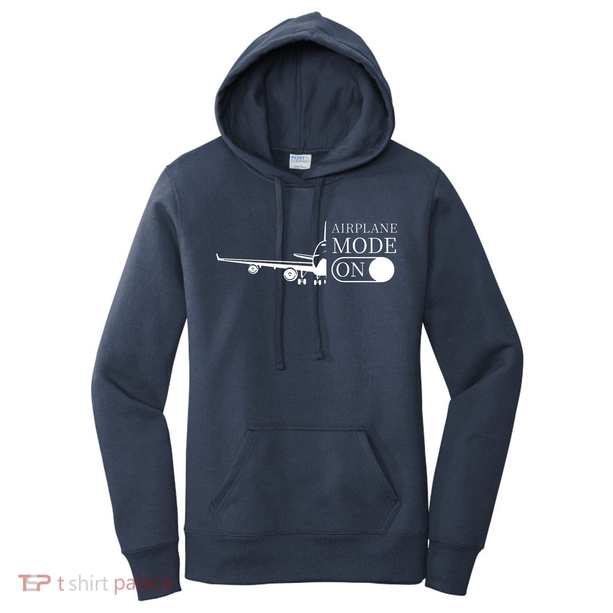 Airplane Mode On Women's Hoodie