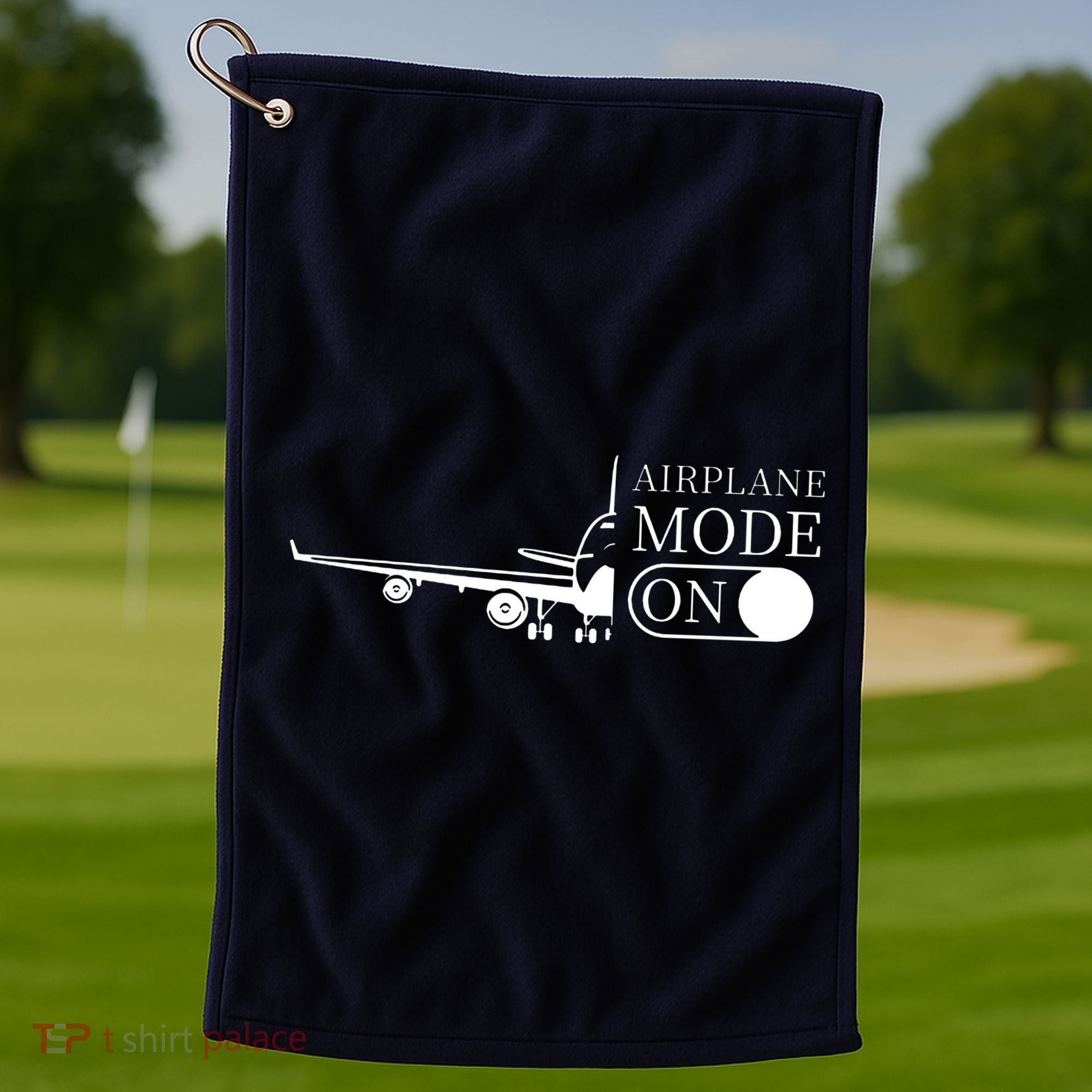 Airplane Mode On Golf Towel
