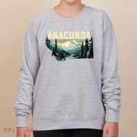 Anaconda Montana Outdoor Art Retro Hiking Women's Sweatshirt thumb 0