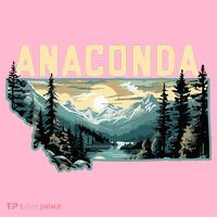 Anaconda Montana Outdoor Art Retro Hiking Coaster thumb 2