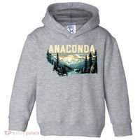 Anaconda Montana Outdoor Art Retro Hiking Toddler Hoodie thumb 0