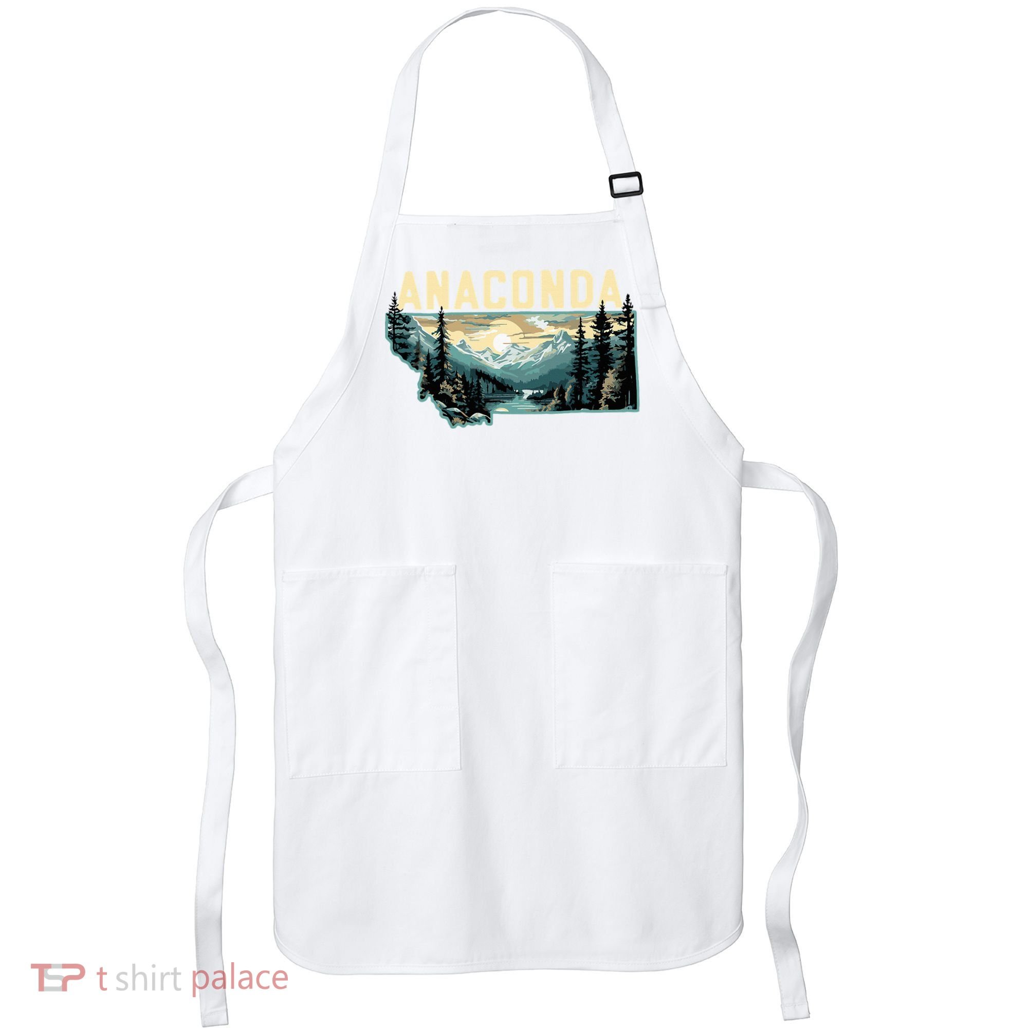 Anaconda Montana Outdoor Art Retro Hiking Apron