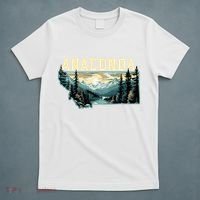 Anaconda Montana Outdoor Art Retro Hiking T-Shirt thumb 5