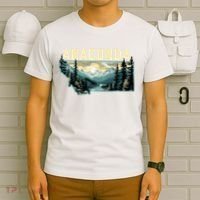 Anaconda Montana Outdoor Art Retro Hiking T-Shirt thumb 6