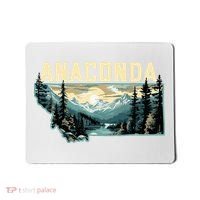 Anaconda Montana Outdoor Art Retro Hiking Mousepad thumb 0