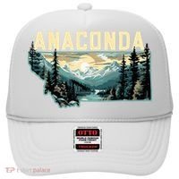 Anaconda Montana Outdoor Art Retro Hiking Hat thumb 0