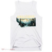 Anaconda Montana Outdoor Art Retro Hiking Tank Top thumb 0