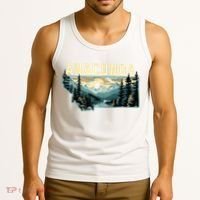 Anaconda Montana Outdoor Art Retro Hiking Tank Top thumb 3