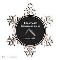 Anesthesia Making People Shut Up Since 1846 Funny Anesthesia Ornament thumb 0